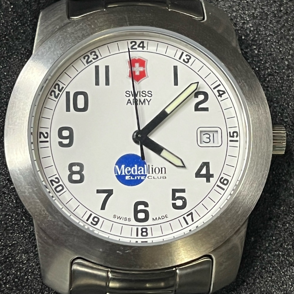 Swiss Army Men's Silver Watch